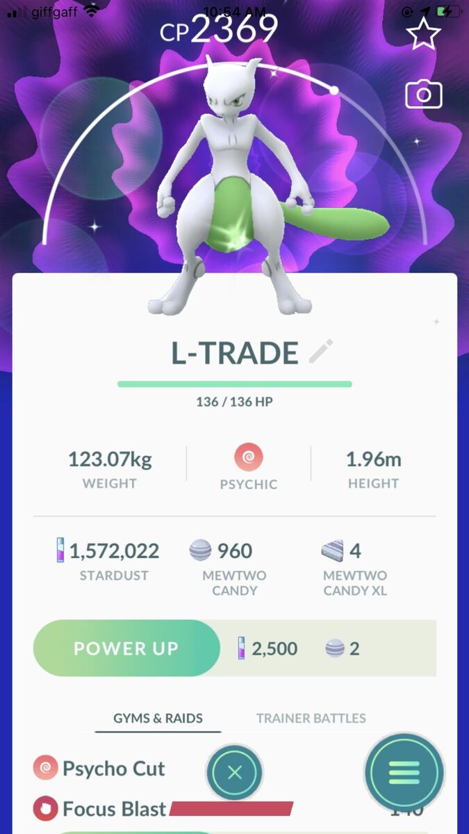 Shiny MewTwo Trading - POGO Trading