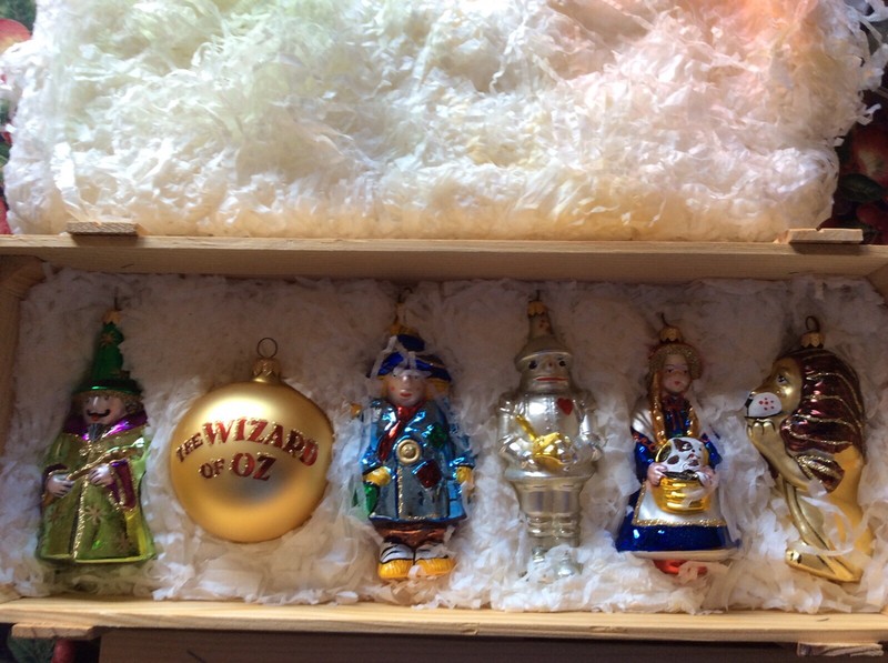NIB Kurt Adler Wizard of Oz Polonaise Ornaments = Set of 6 - Limited Edition