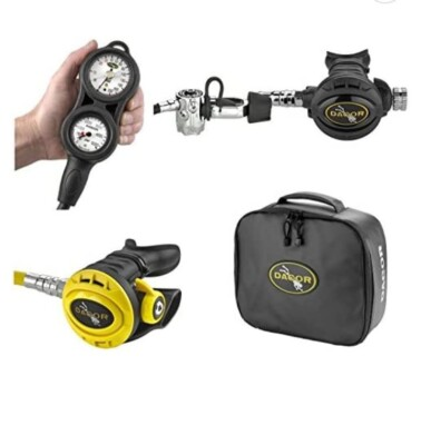 #ad Dacor Pacer Plus X6 Scuba Regulator Set with Octopus and Analog Gauge Kit $243.00