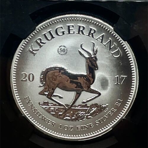 2017 S. Africa Silver 1 Rand 50th Anniversary NGC SP 70 - Picture 2 of 6