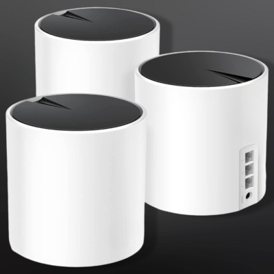 Deco AX3000 WiFi 6 Mesh System (X55) Covers 6500 Sq.Ft., 3-Pack