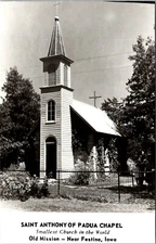 Saint Anthony of Padua Chapel Old Mission Festina Iowa Postcard
