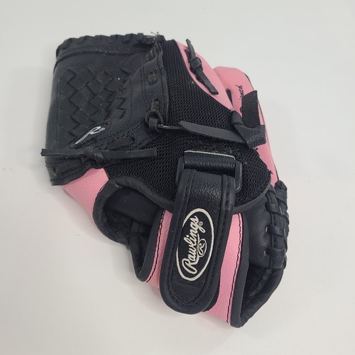 "Guante de béisbol/softbol Rawlings PL11MBP lanzamiento a la derecha 11"" rosa negro juvenil" - Imagen 6 de 23