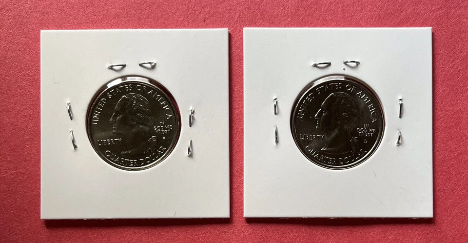 (4) 2001 P&D State Quarters, (2-Vermont & 2-Rhode Island). - Image 4 of 4
