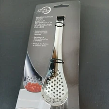 Mercer Culinary Spherification Spoon, Silver