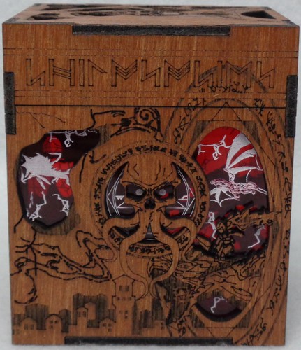 MTG Commander Deck Box RED BALDUR'S GATE mind flayer standard Magic Gathering - Picture 3 of 7