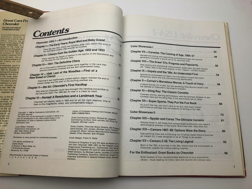 Große Autos von Chevrolet von den Herausgebern des Verbraucherhandbuchs 1980 Hardcover-Buch - Bild 6 von 14