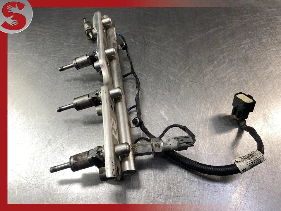 Ford Focus 2012-18 (2,0 L/no turbo/gasolina) riel de combustible con inyectores Foto 3 de 4