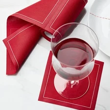 Cotton Cocktail Napkin 50 units per roll Machine Washable, Colors Gift Idea