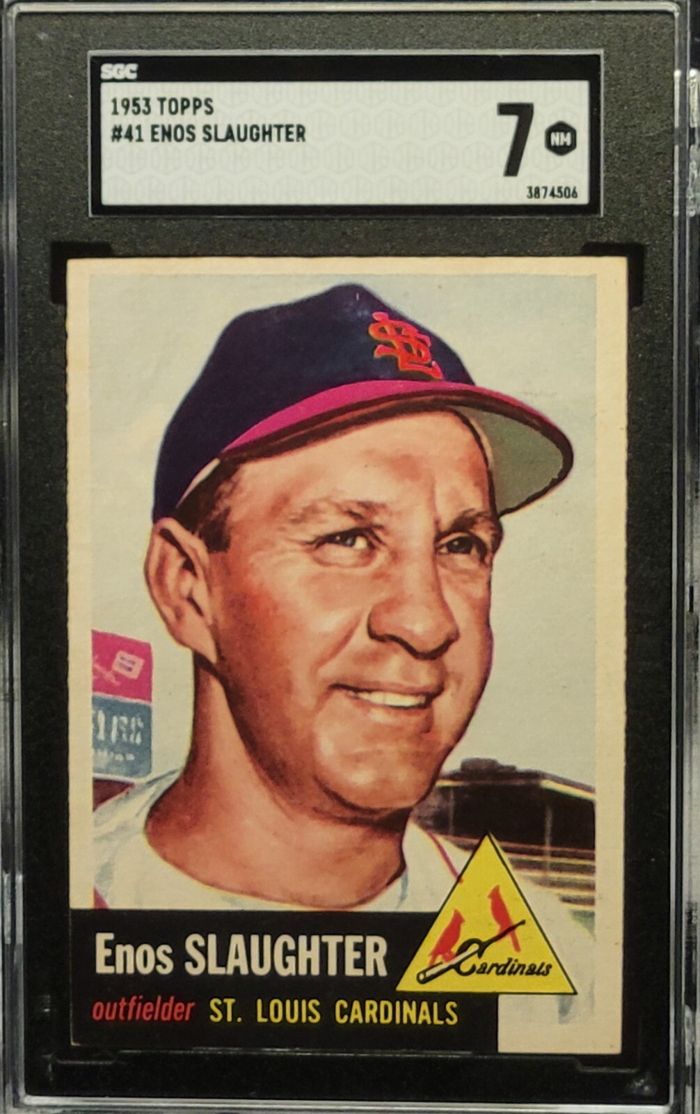 1953 Topps #41 Enos Slaughter SGC 7