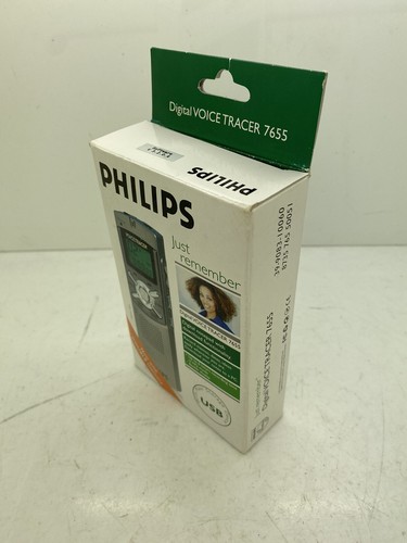 Philips Digital VOICE TRACER 7655 NEW & COMPLETE IN BOX - Picture 2 of 9