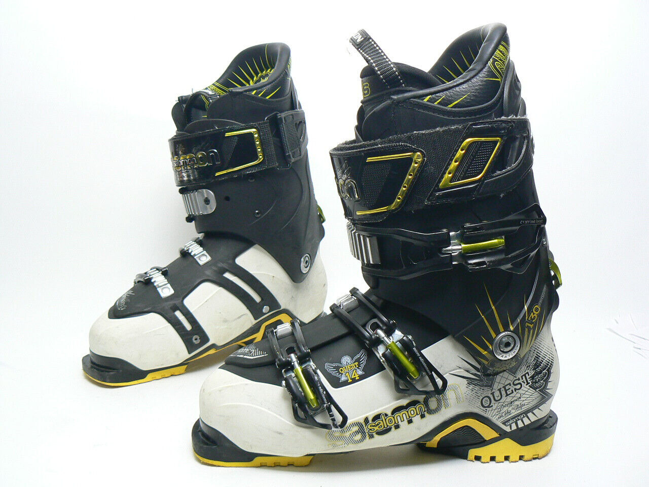 verontschuldigen Bacteriën Allergisch SALOMON QUEST 130 Alpine Downhill Ski Boots Men's MP 27.5 / US 9.5 / BSL  318 mm | eBay