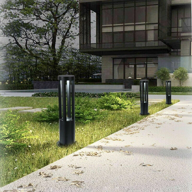 Lampione TERRA IP65 60cm 12W LAMPIONCINO LED esterno PALO illuminazione giardino