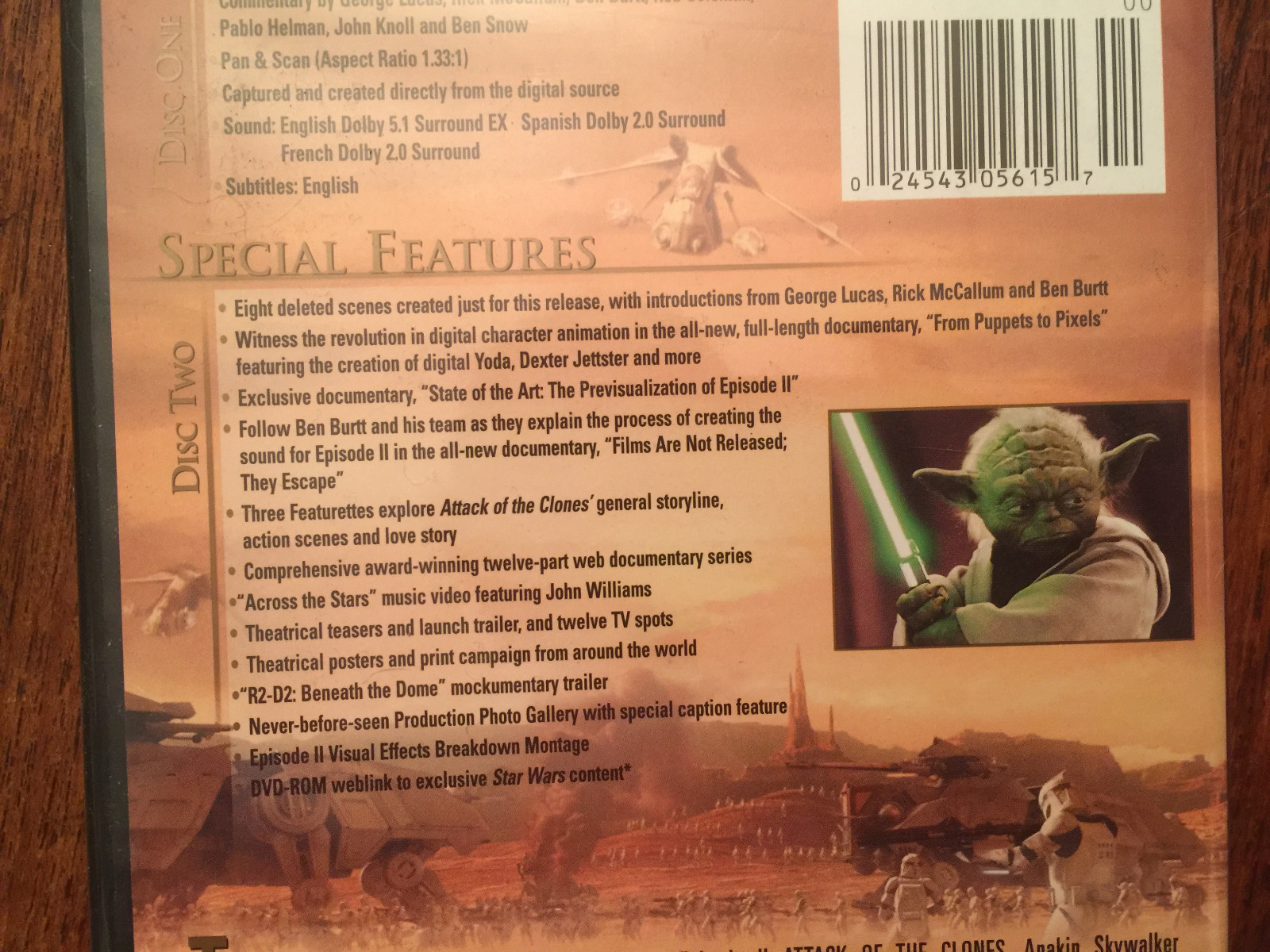 star wars ii attack of the clones dvd full screen star wars ii attack of the clones dvd full screen