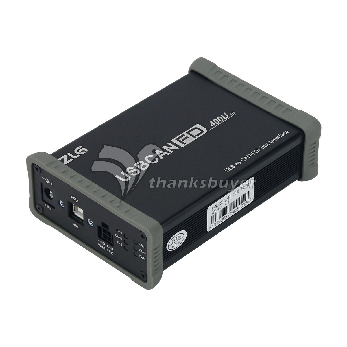 ZLG USBCANFD-400U USB to CAN FD Adapter USB 2.0 with 4CH ZLG USBCANFD-400U USB to CAN FD Adapter USB 2.0 with 4CH
