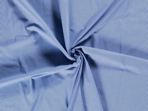 Minerva 100% Cotton Poplin Fabric Blue - per metre - Picture 1 of 1