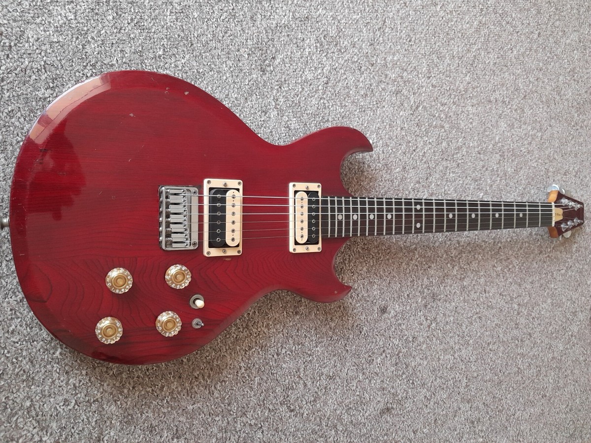 Aria Pro II CS-350 Cardinal 1981 See Thru Red Made in Japan