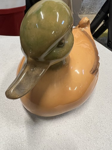 Ceramic Pond Duck Figurine - Picture 2 of 3