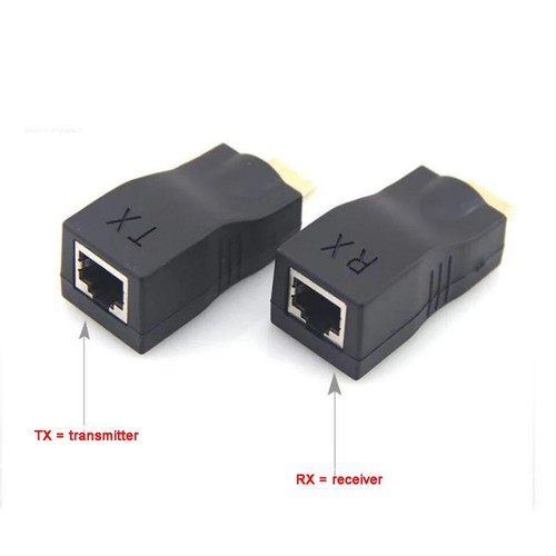 4K 1080P HDMI Extender to RJ45 Over Cat 5e/6 Network LAN Ethernet Adapter LOT - Picture 8 of 13