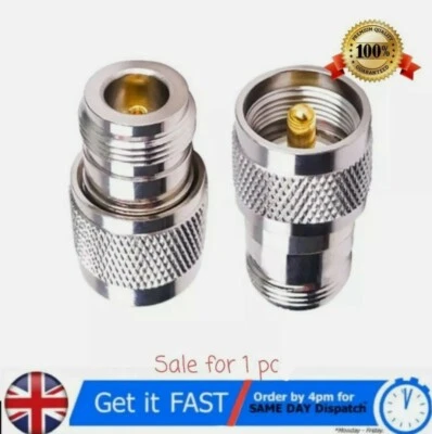 UHF PL259 Male Plug To N Type Female Socket Adaptor Converter Connector