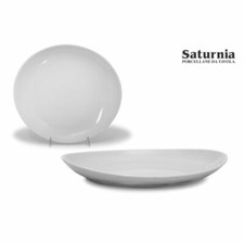 Piatto per BISTECCA Saturnia TIVOLI Porcellana Made in Italy varie misure