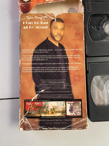 Tyler Perry's Madea's Family Reunion diary black Bad Myself VHS Stage Play Lot - Picture 7 of 9