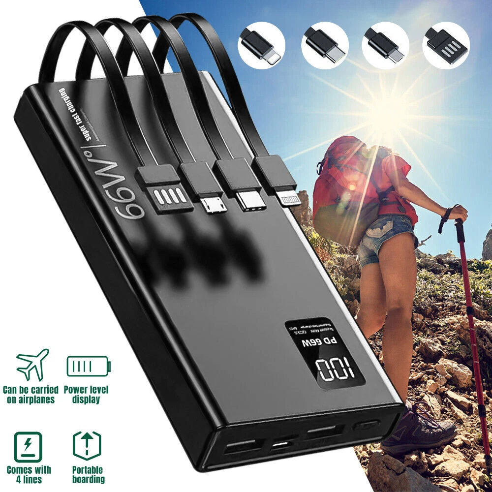 Power Bank 40000mAh 66W Charging Portable External Battery Backup For Cell Phone Power Bank 40000mAh 66W Charging Portable External Battery Backup For Cell Phone