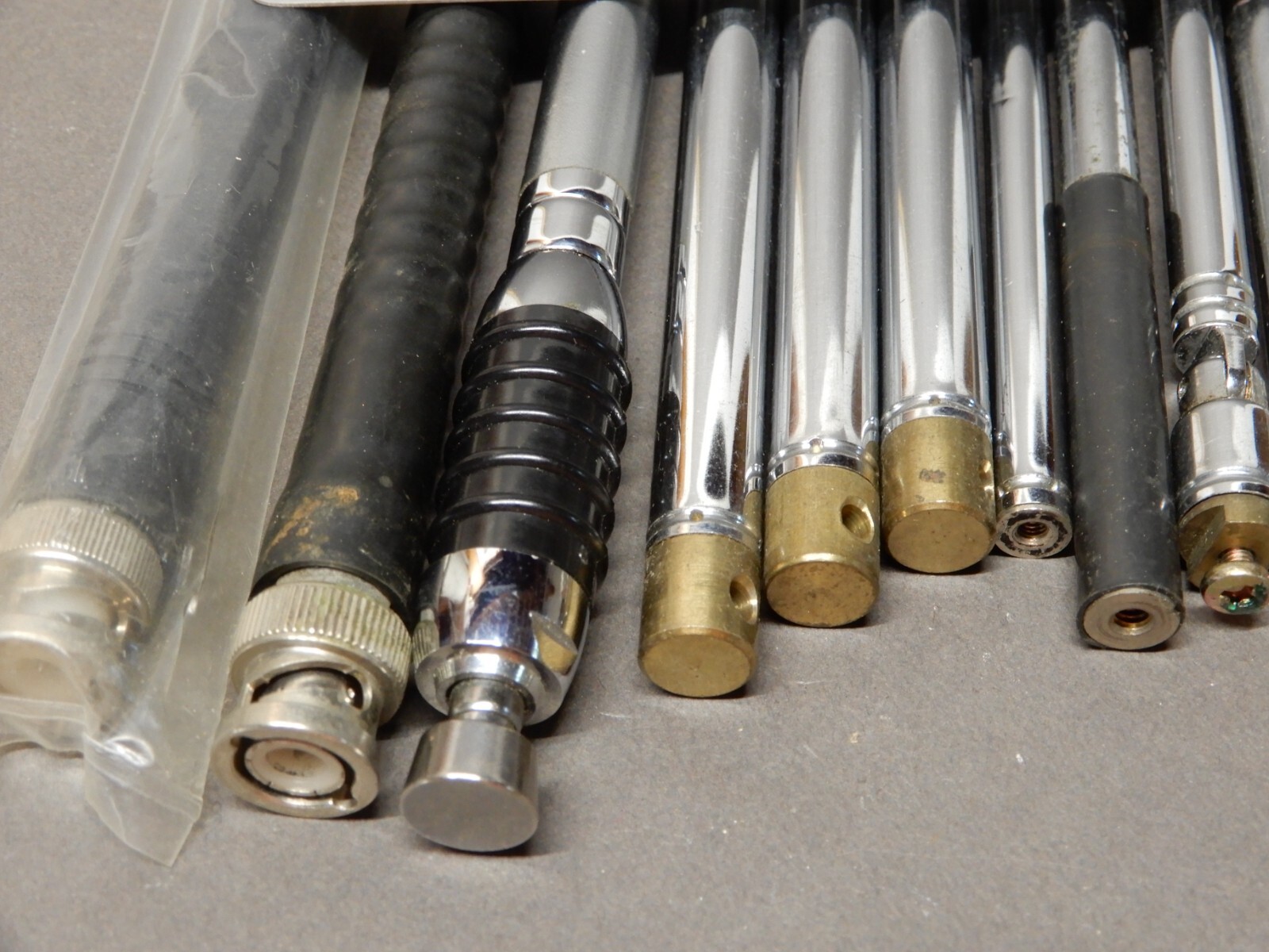 Sixteen Ham CB and Transistor Radio Telescoping Antennas Shown Various Mounts eBay