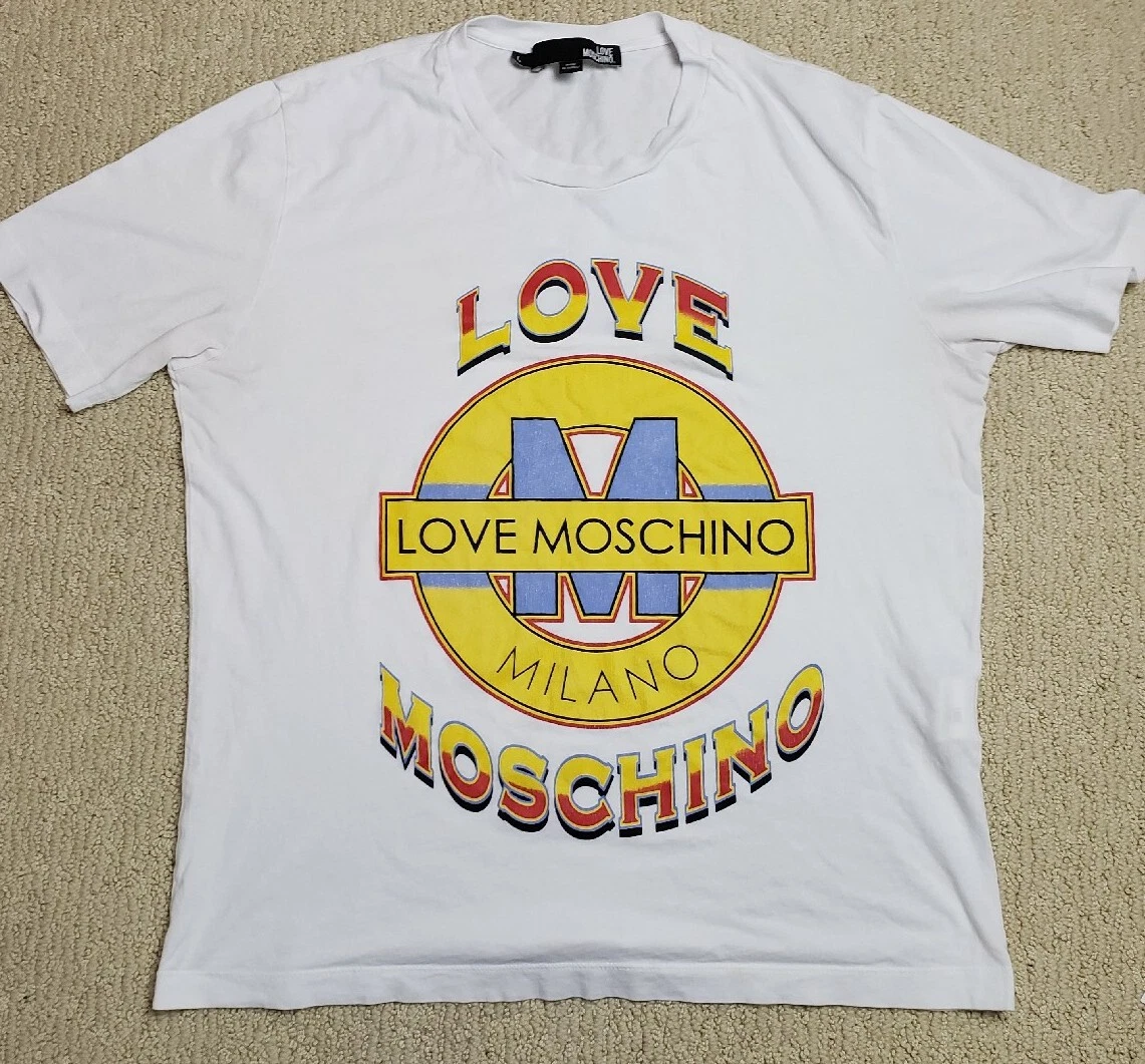 Love moschino t shirt mens deals
