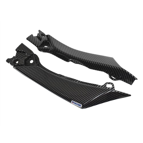 Carbon Side Seat Saddle Fairing Cover Panel For KAWASAKI Versys 650 KLE 2022-24 - Picture 2 of 12