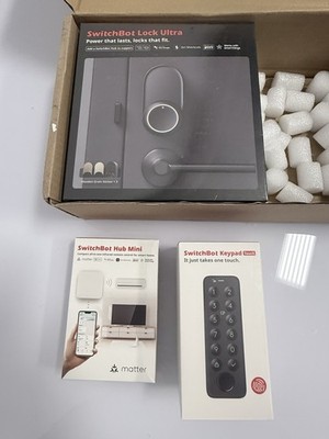 Switchbot Lock Ultra touch combo with Keypad Fingerprint Door Lock App Remote