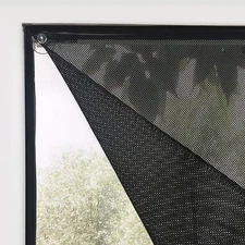 No Drill Cordless Light Filtering Window Shade, Transparent Temporary Shade f...