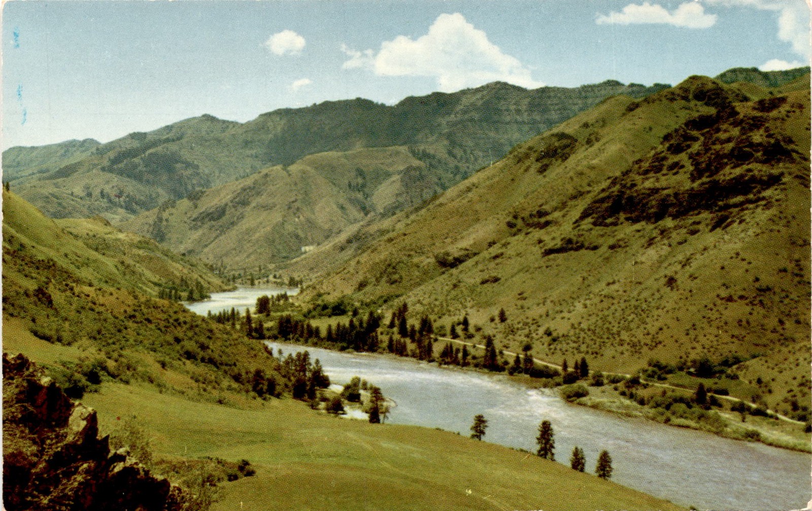 K-52, 143B, Snake River Canyon, Oregon, Idaho, L. L. Postcard