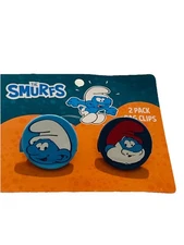 The Smurfs 2 Pc Bag/Snack Clips Brand New