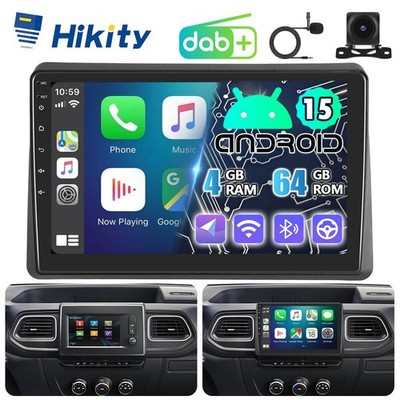 DAB+ CarPlay 4+64GB Android Radio für Renault Master Opel Movano B Nissan NV400