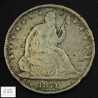 1871-P Seated Liberty Half Dollar — photo from another recent sale