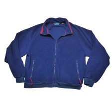 Tri-Mountain Jacket Mens XL Blue Fleece Full ...
