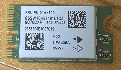 01AX709 Qualcomm Atheros QCNFA434 802.11 ac M.2 WiFi+ BluetootH 4.1 Combo Adapte
