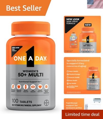 Multivitamin for Women 50 and Over Tablets, Womens Multivitamin 50 plus with ...