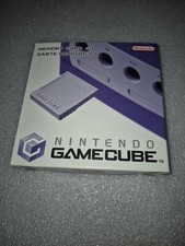 Nintendo Gamecube GMC Memory Card 59 grigio scheda di memoria in confezione originale 