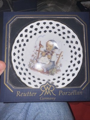 Reutter Porcelain Bowl He Loves Me Hummel Made In Germany