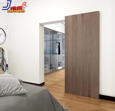 48" Concealed Sliding Barn Door Hardware with Soft Close Mechanism No Floor Trac