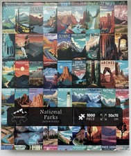 Pickforu National Parks Jigsaw Puzzle 1000 Pieces Multicolor 50x70 cm - New