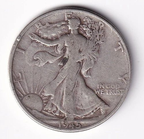 1945 P Walking Liberty Half Dollar 90% Silver  #148