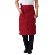 Unisex Kitchen Half Waist Apron Chef Work Bib Bistro Server Aprons 68cm 68cm