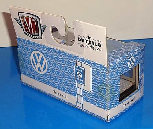 M2 Machines Volkswagen Think Small Series 1953 VW Maggiolino Deluxe USA Modello Argento - Foto 5 di 5