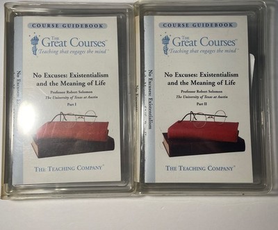 The Great Courses: No Excuses Existentialism Meaning of Life - CDs+Guidebook 