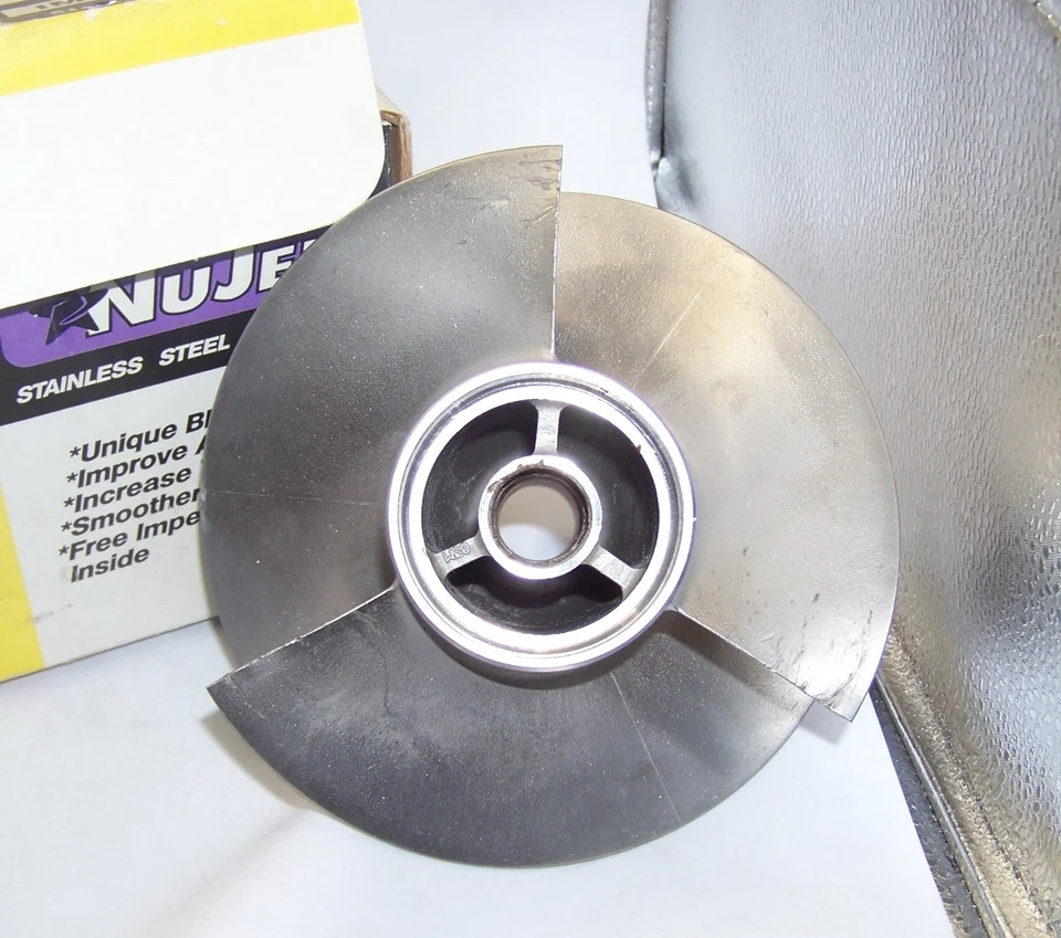 NUJET DESTROYER HIGH PERFORMANCE IMPELLER YAMAHA 155MM YBM-B55 STAINLESS STEEL - Image 3 of 4
