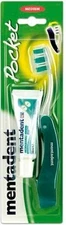 Pocket Travel Kit Manual Toothbrush Medium Bristles + Microgranule Toothpaste
