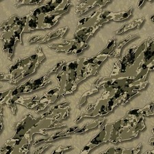 Tiger Island Camouflage - 16" x 48" Hydrographic Film Hydro Dipping